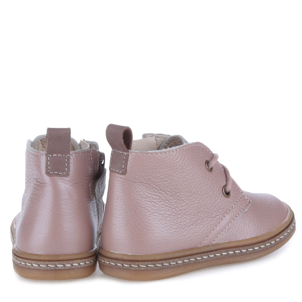 (2621A-25) Emel Pink lace-up shoes with zipper - MintMouse (Unicorner Concept Store)