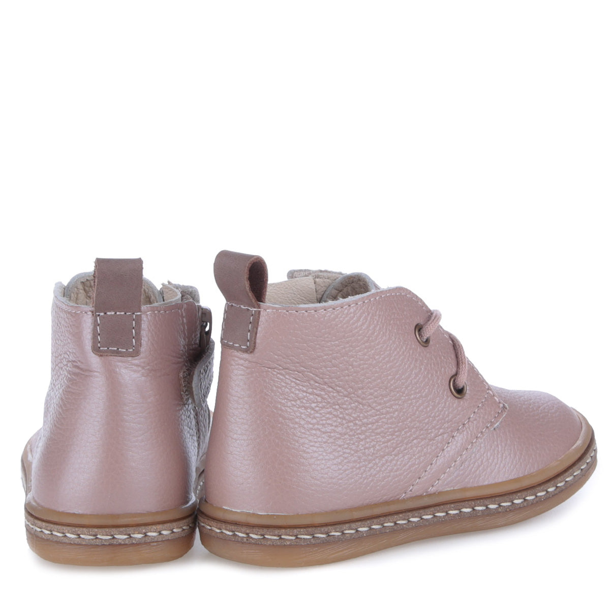 (2621A-25) Emel Pink lace-up shoes with zipper - MintMouse (Unicorner Concept Store)