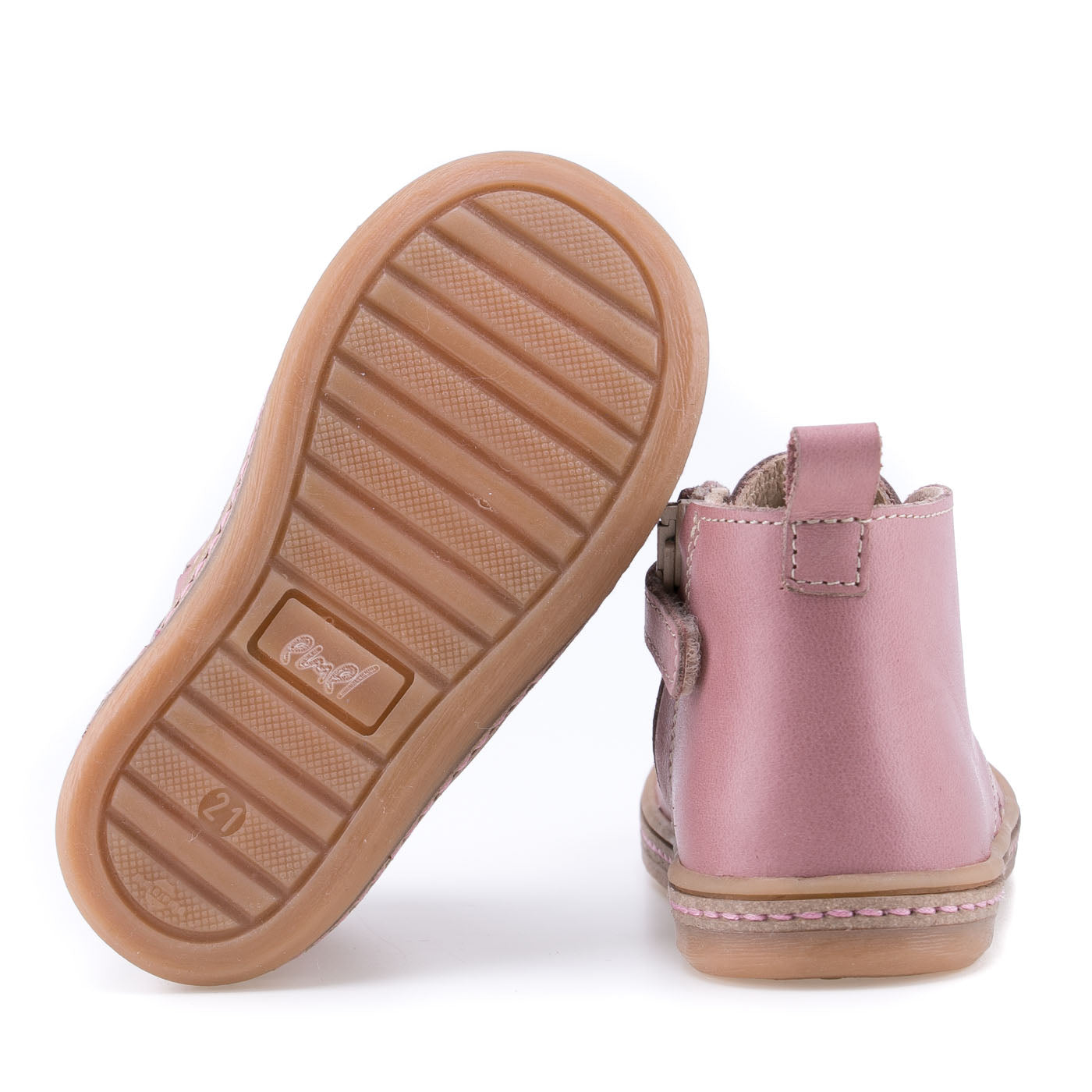 (2621A-11) Emel dirty pink lace-up shoes with zipper - MintMouse (Unicorner Concept Store)