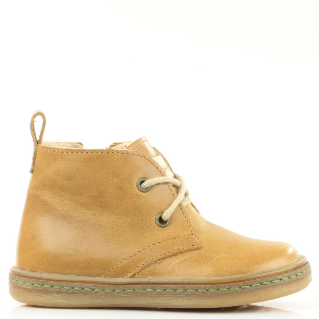(2621-6) Emel mustard lace-up shoes with zipper - MintMouse (Unicorner Concept Store)