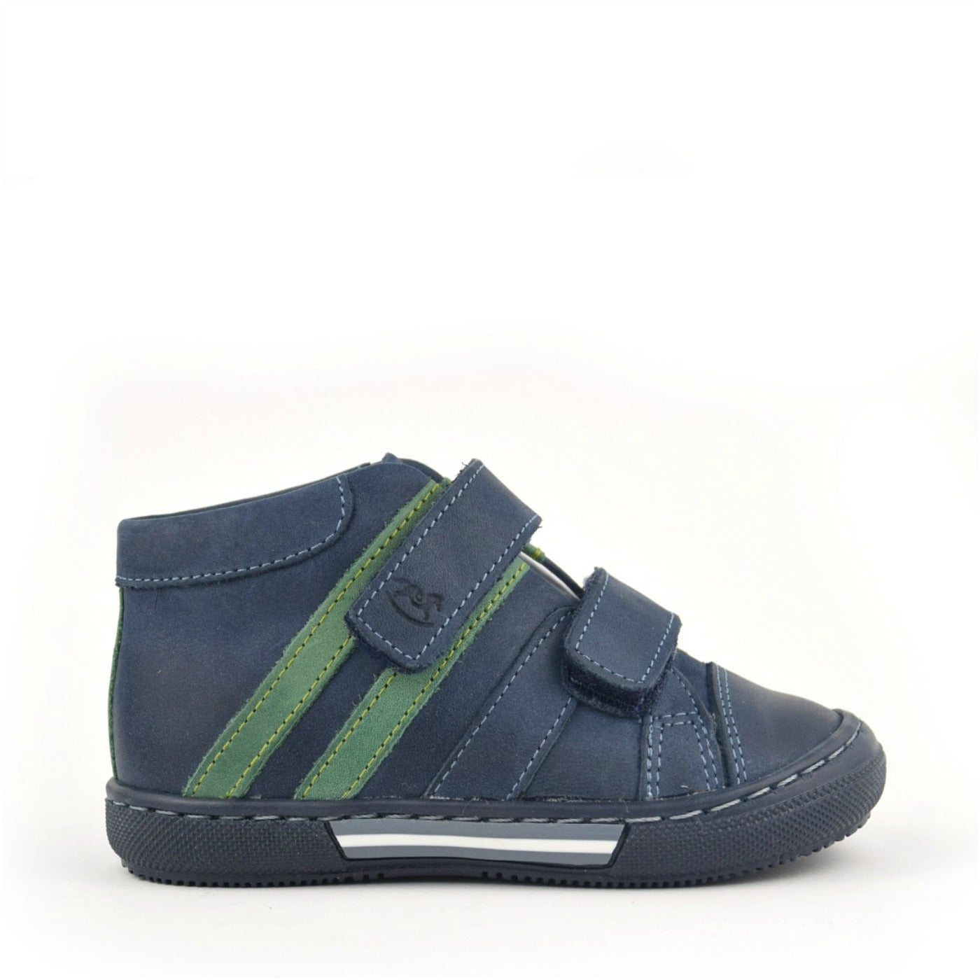 (1855-24) Emel Navy-green Tennis with Velcro Straps - MintMouse (Unicorner Concept Store)