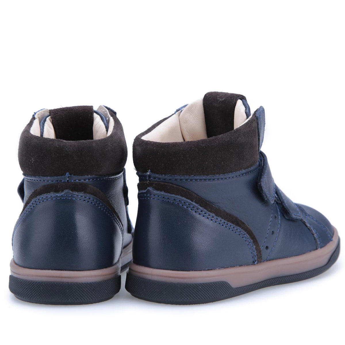 (2729A-4) Emel Blue Velcro Trainers - MintMouse (Unicorner Concept Store)