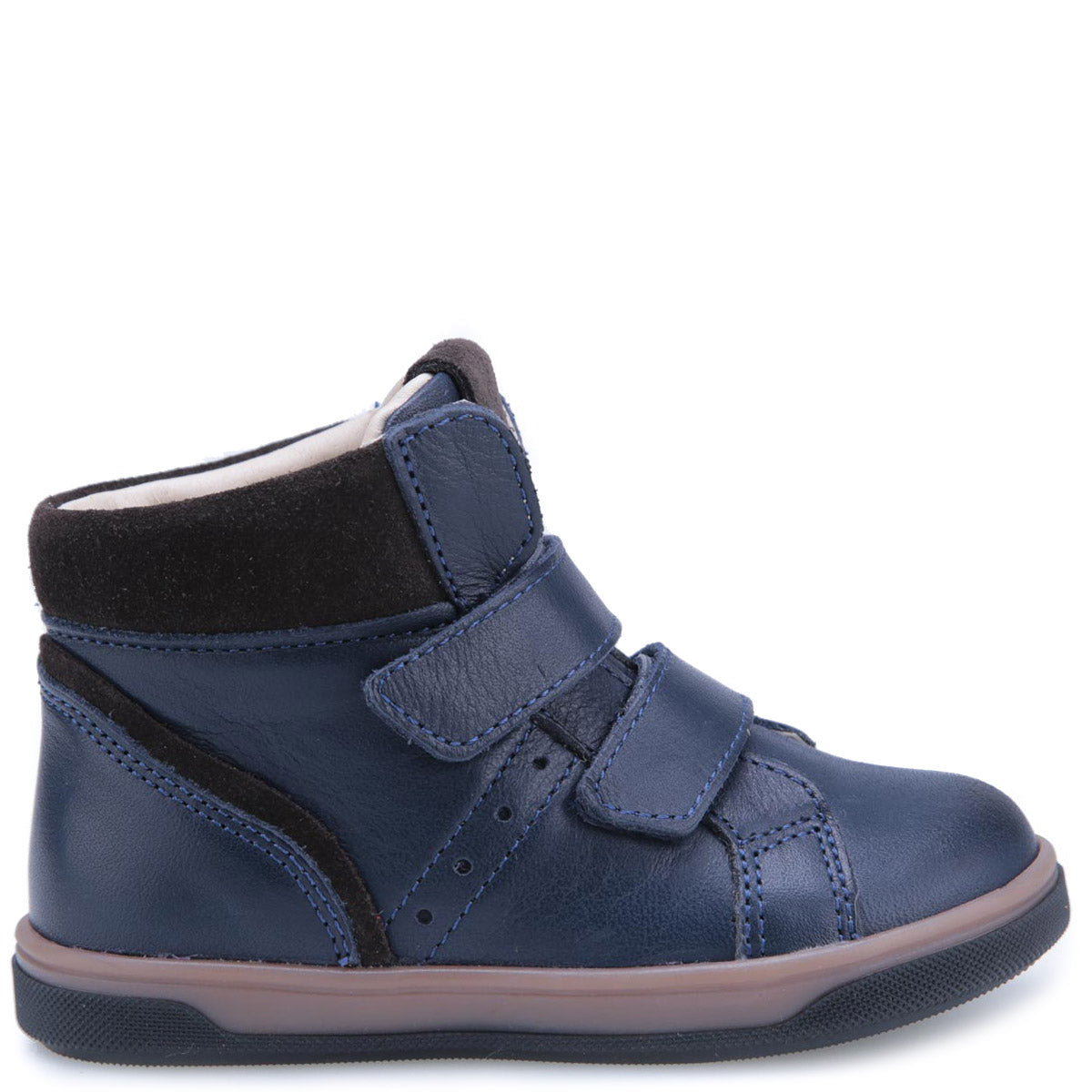 (2729A-4) Emel Blue Velcro Trainers - MintMouse (Unicorner Concept Store)