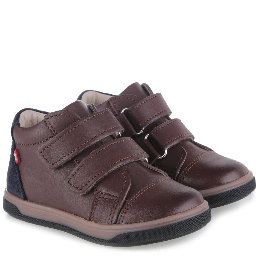 (2675-45) Emel shoes velcro trainers Brown - MintMouse (Unicorner Concept Store)