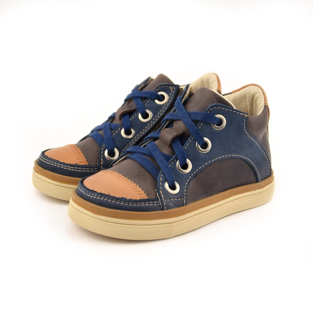 (2630-23) Lace Up Trainers with zipper - MintMouse (Unicorner Concept Store)