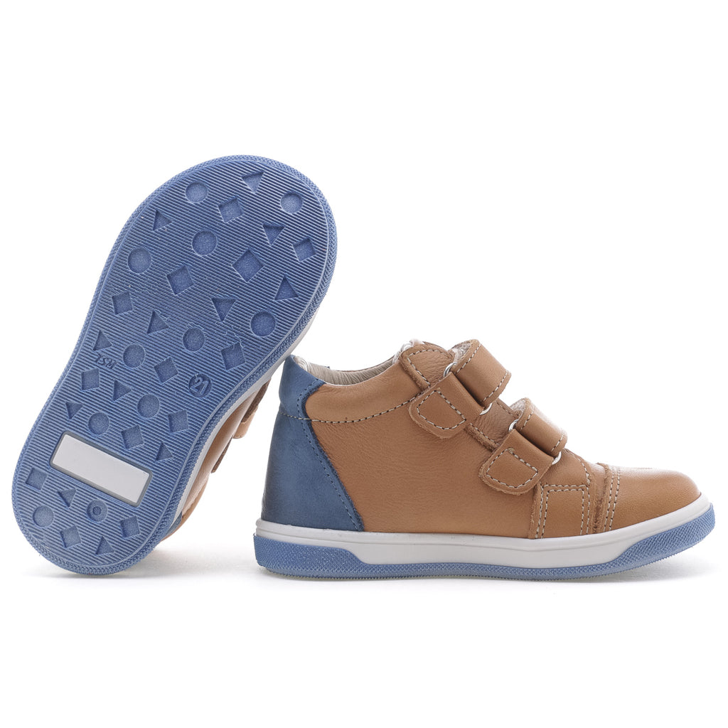 (2675-15) Emel velcro shoes cognac - MintMouse (Unicorner Concept Store)