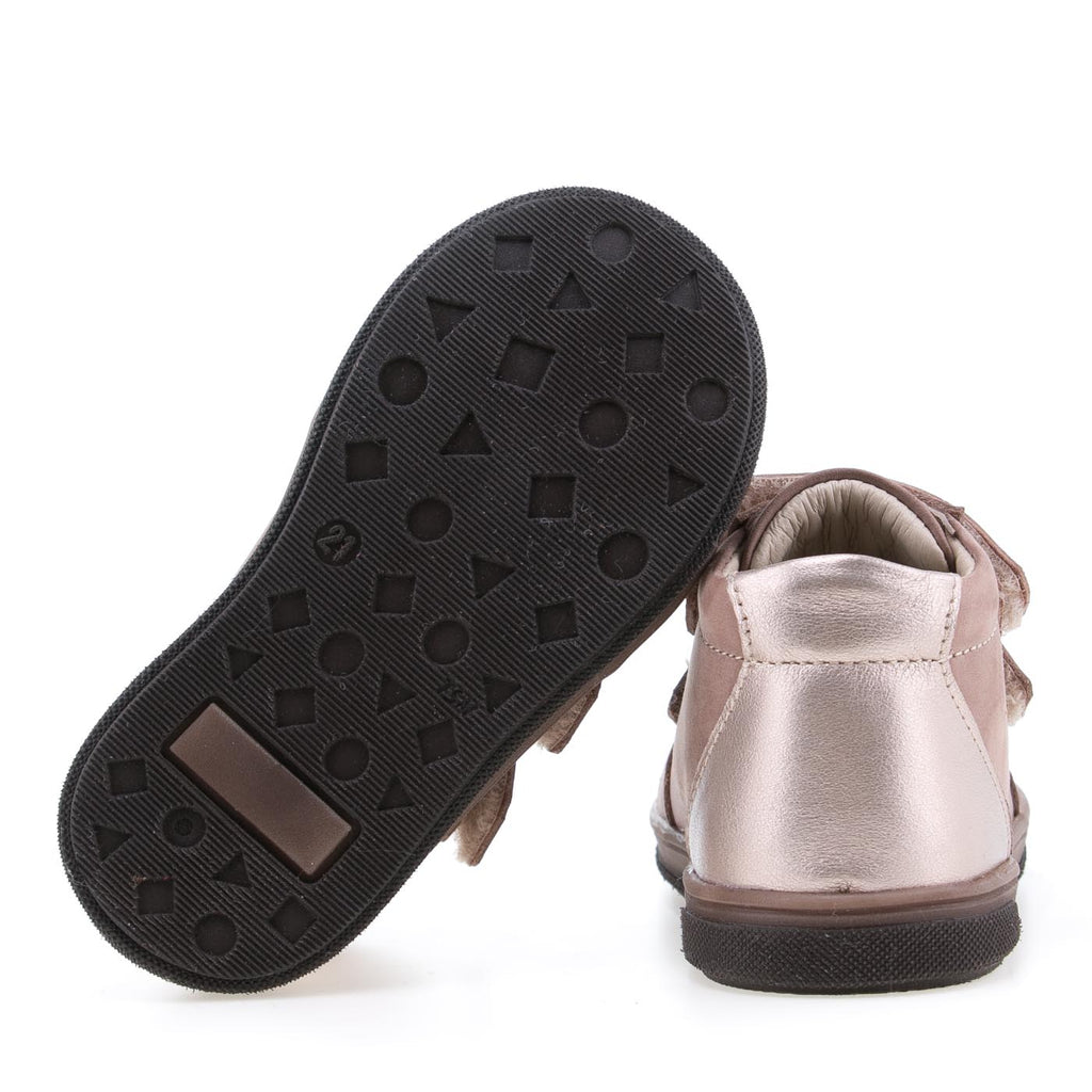 (2675-8) Emel shoes velcro brown shiny - MintMouse (Unicorner Concept Store)