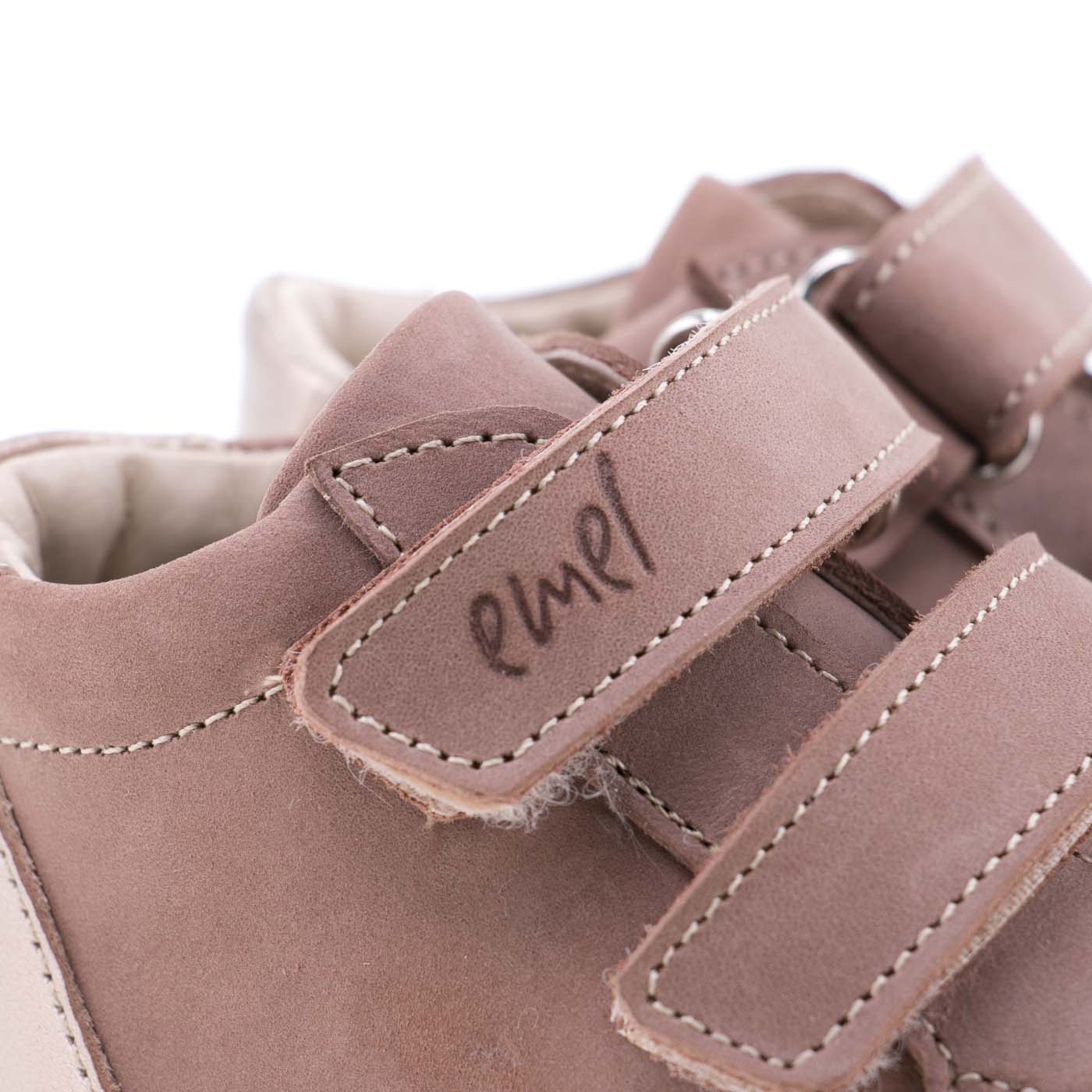 (2675-8) Emel shoes velcro brown shiny - MintMouse (Unicorner Concept Store)