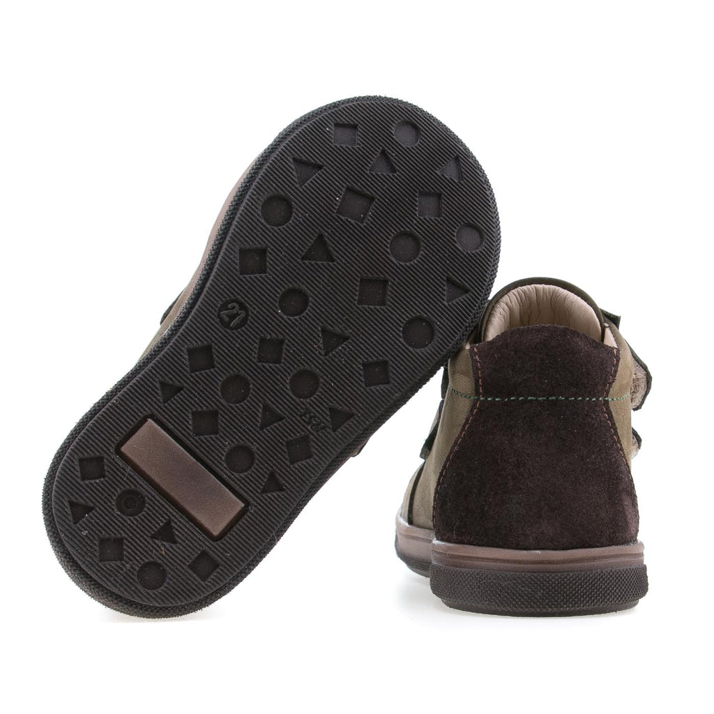 (2675-13) Emel velcro shoes khaki green - MintMouse (Unicorner Concept Store)