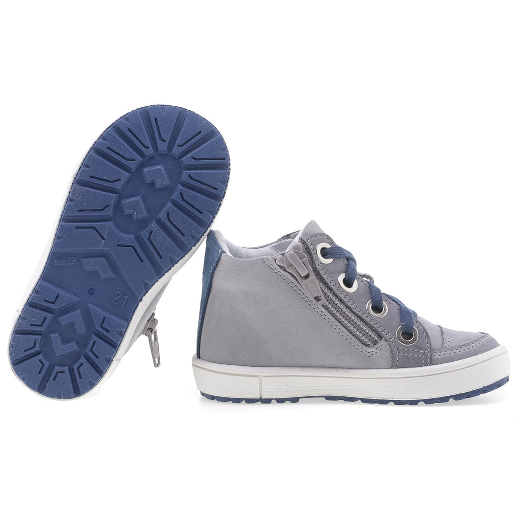 (2630-24) Lace Up Trainers with zipper - MintMouse (Unicorner Concept Store)