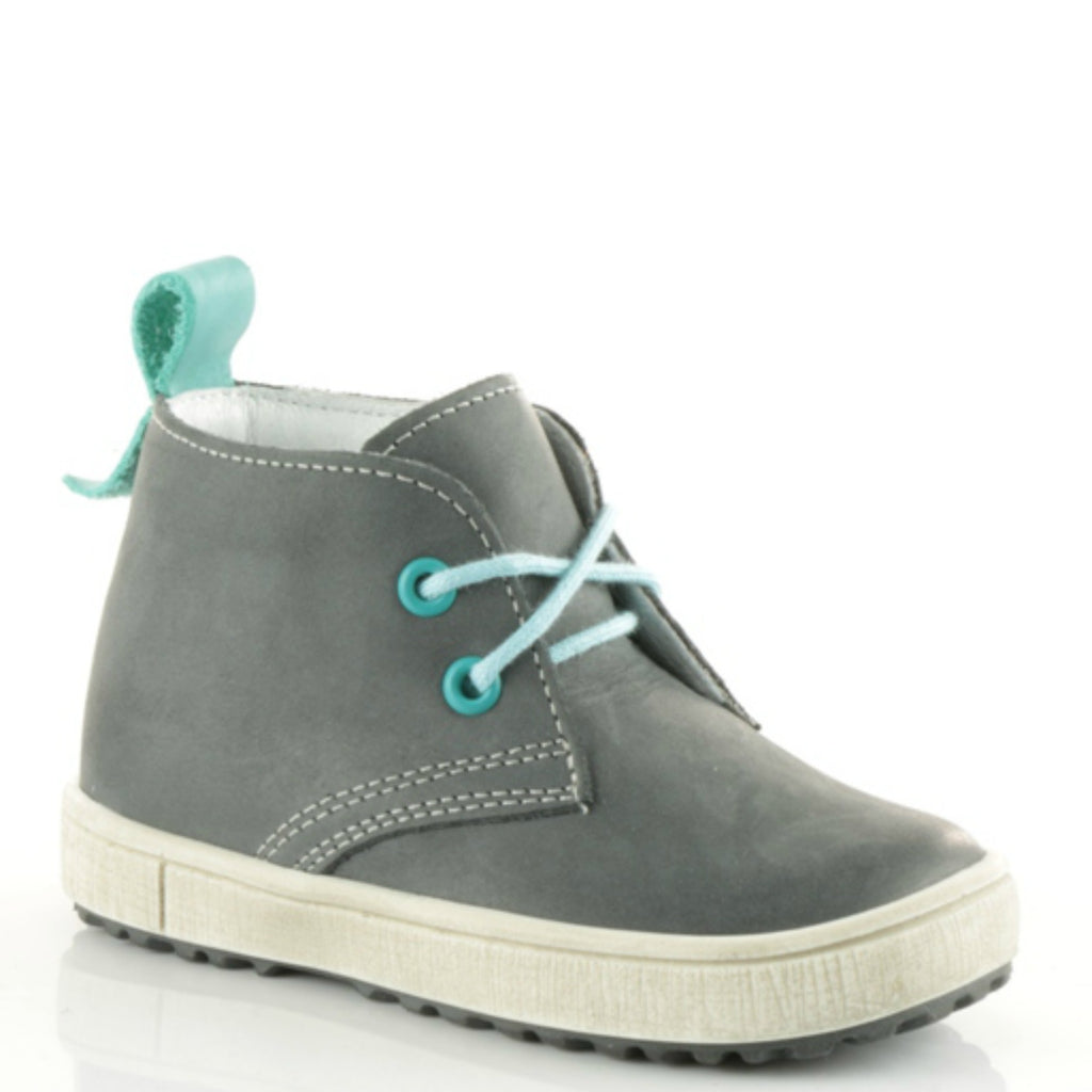 (2150-10) Emel Grey Blue Lace Up Trainers - MintMouse (Unicorner Concept Store)