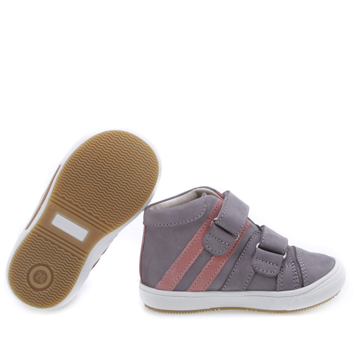 (2575-12) Emel Grey Tennis with Velcro - MintMouse (Unicorner Concept Store)