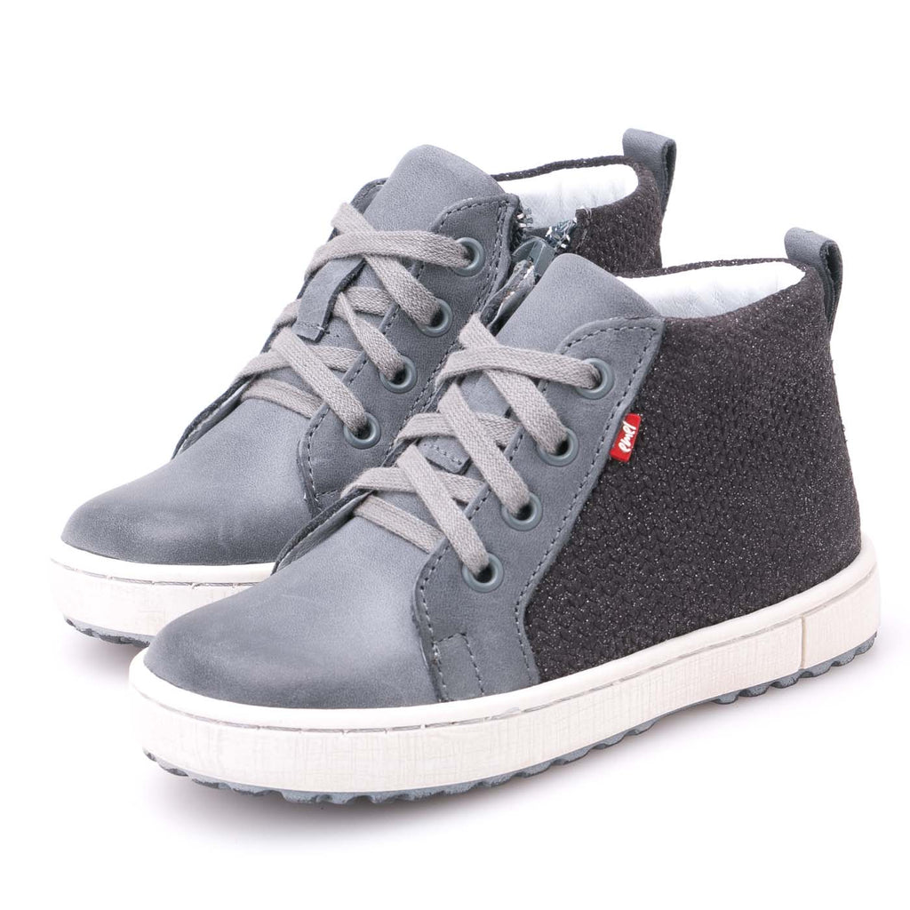 (2624-11) Emel shoes grey sneakers with zipper - MintMouse (Unicorner Concept Store)