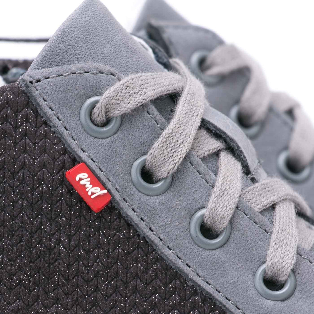 (2624-11) Emel shoes grey sneakers with zipper - MintMouse (Unicorner Concept Store)