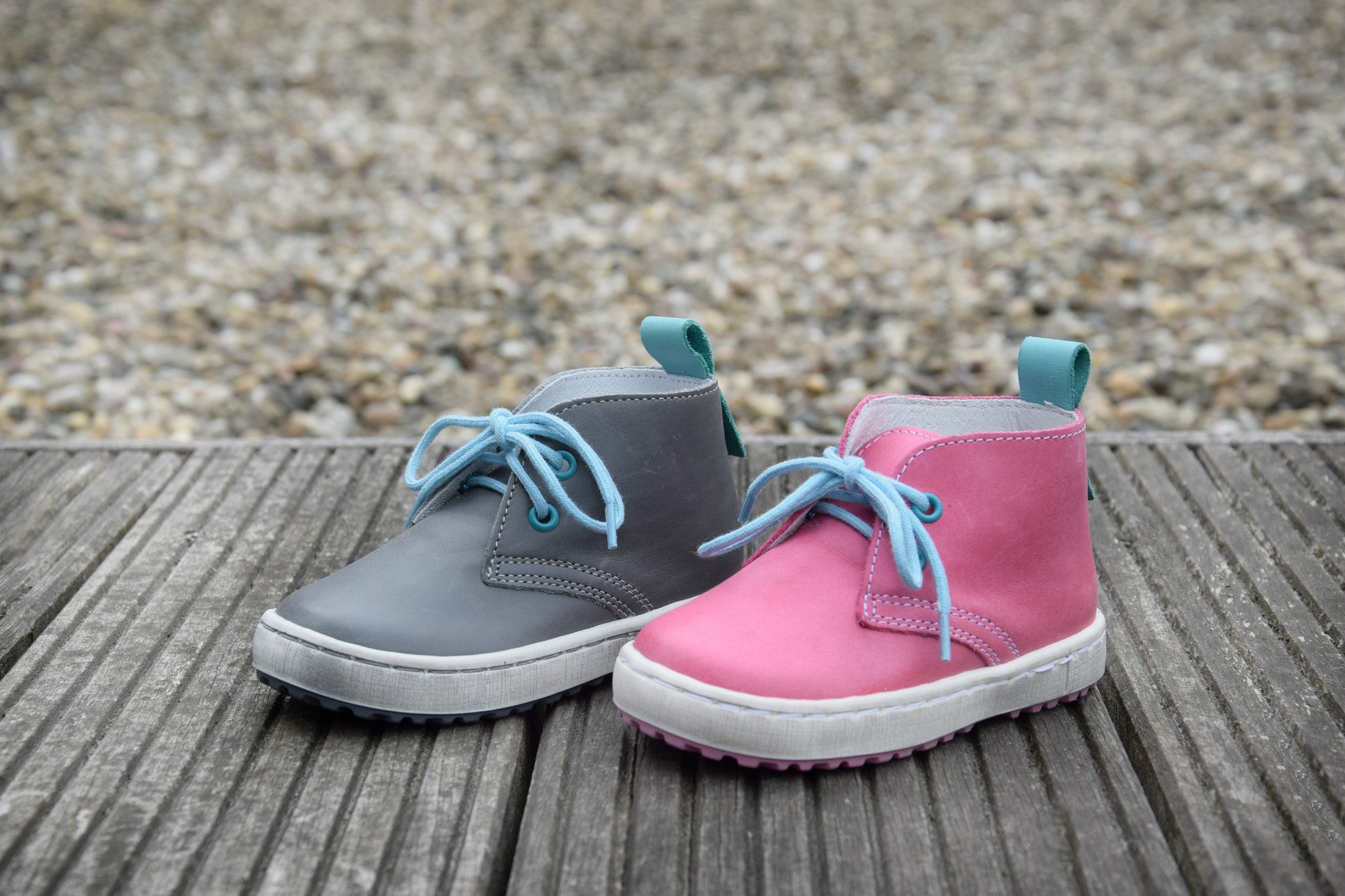 (2150-11) Emel Pink Blue Lace Up Trainers - MintMouse (Unicorner Concept Store)