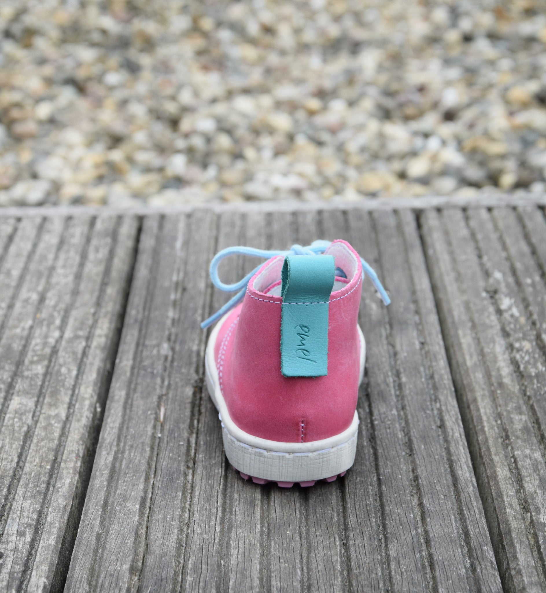 (2150-11) Emel Pink Blue Lace Up Trainers - MintMouse (Unicorner Concept Store)