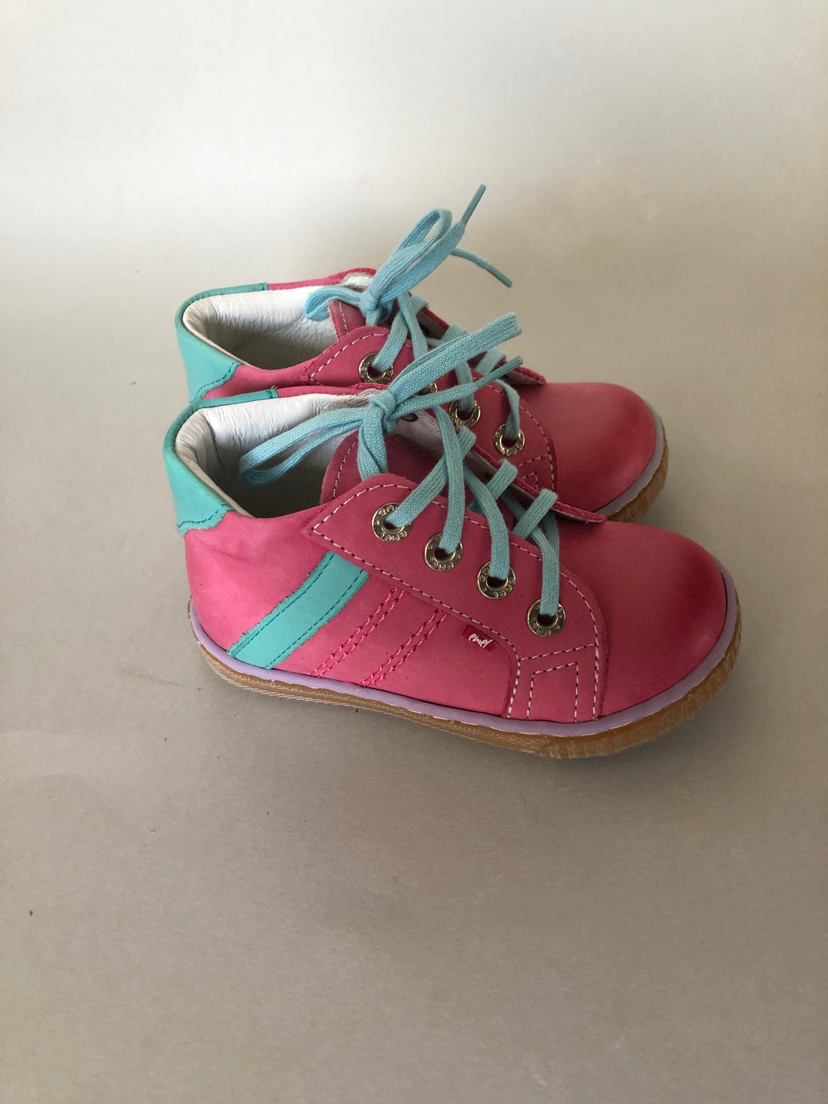(2254-11) Emel Pink Turquoise Trainers - MintMouse (Unicorner Concept Store)