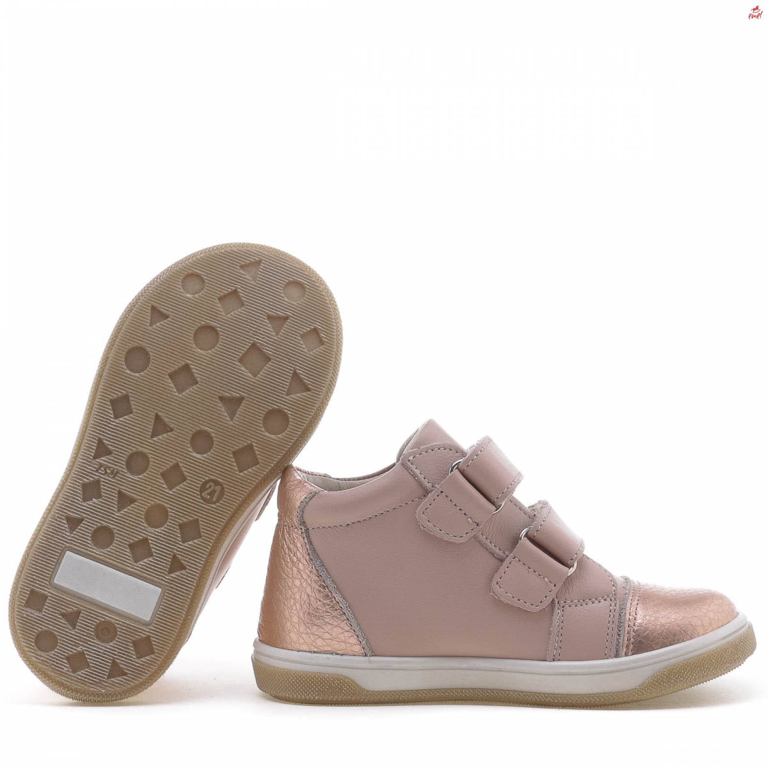 (2675-16) Emel shoes velcro trainers shiny pink - MintMouse (Unicorner Concept Store)