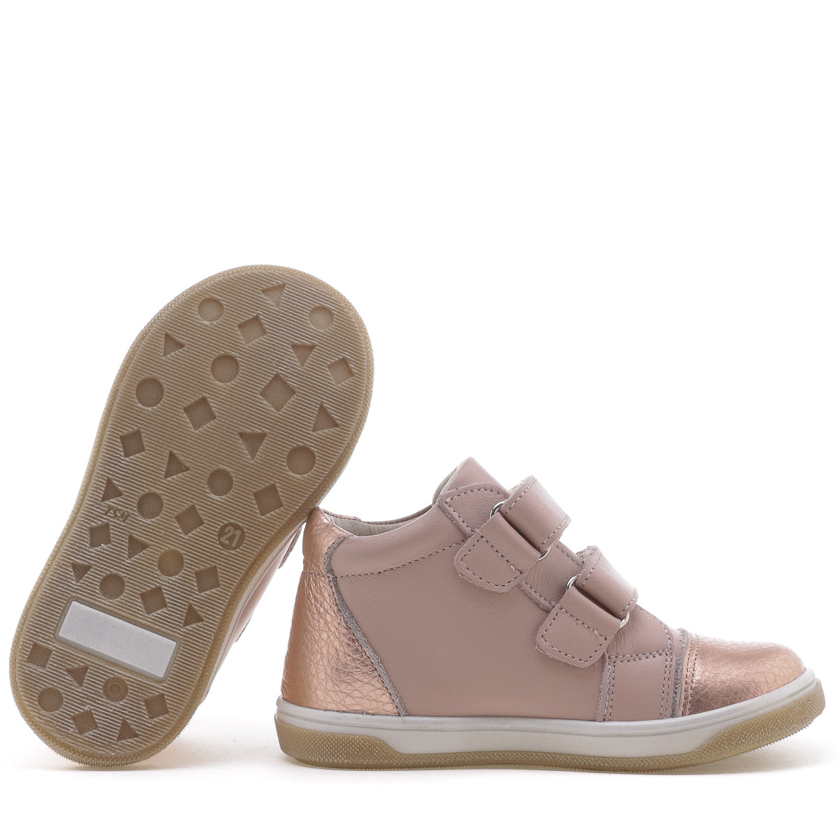 (2675-19) Emel shoes velcro trainers rose gold - MintMouse (Unicorner Concept Store)