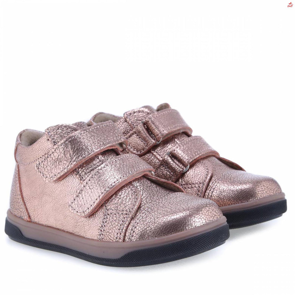 (EX2675-39) Emel shoes velcro trainers Rose Gold - MintMouse (Unicorner Concept Store)