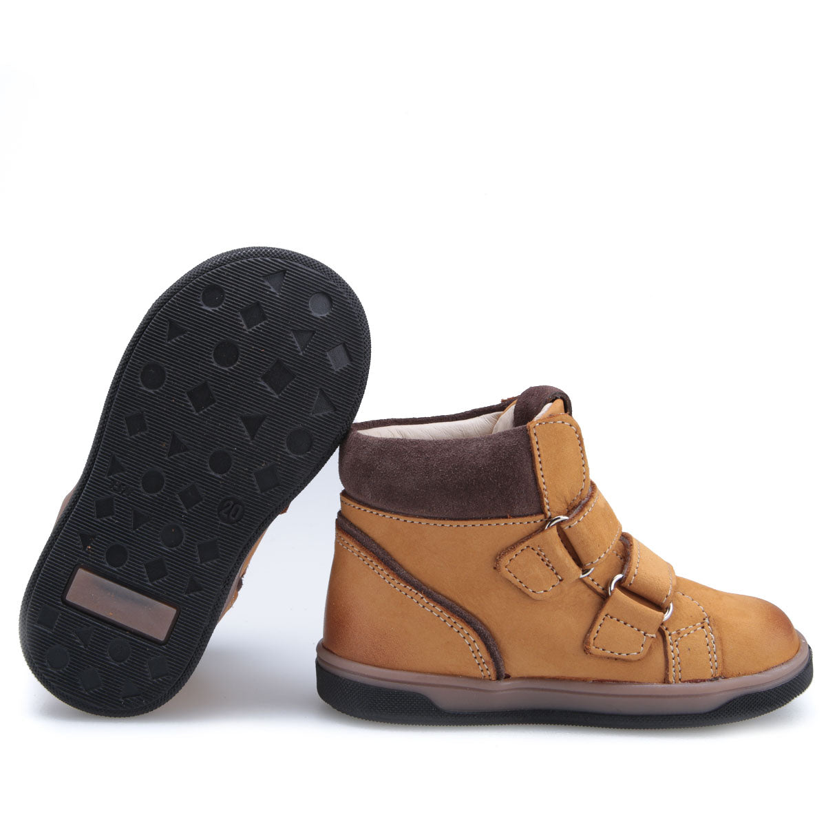 (2729A / 2730A) Emel Yellow Velcro Trainers - MintMouse (Unicorner Concept Store)