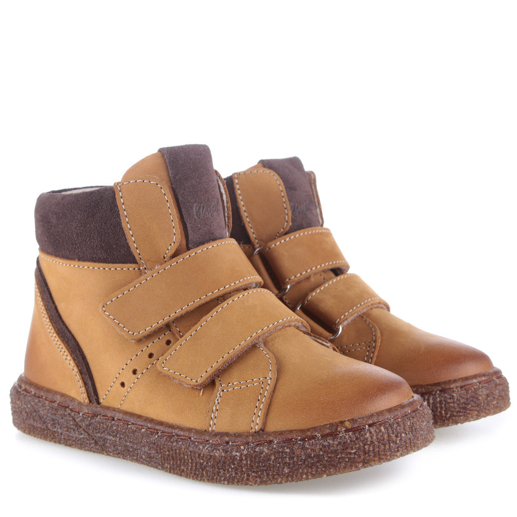 (2729A / 2730A) Emel Yellow Velcro Trainers - MintMouse (Unicorner Concept Store)