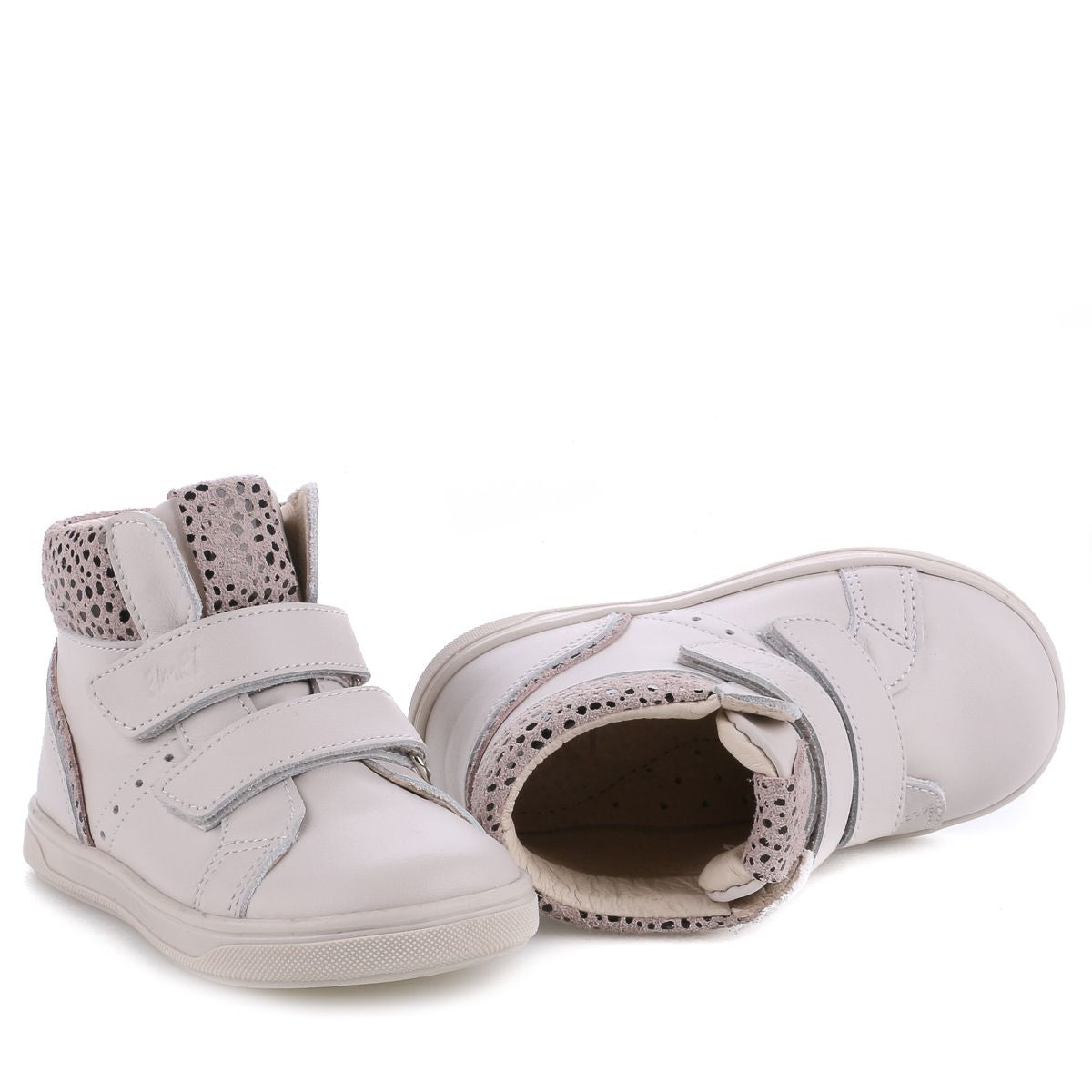 (2729A-12) Emel Grey Velcro Trainers - MintMouse (Unicorner Concept Store)