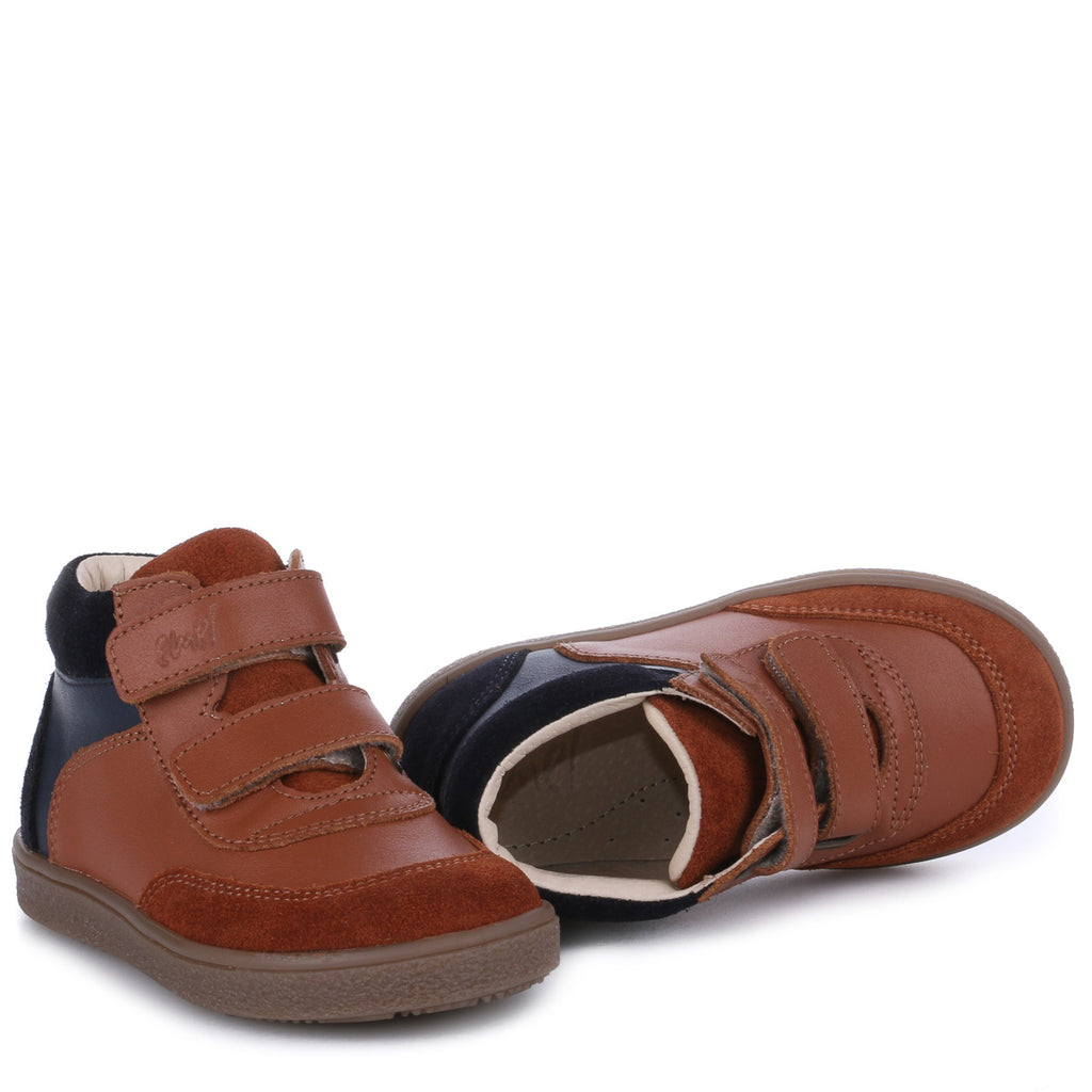(2754-1) Emel first velcro shoes -Brown - MintMouse (Unicorner Concept Store)