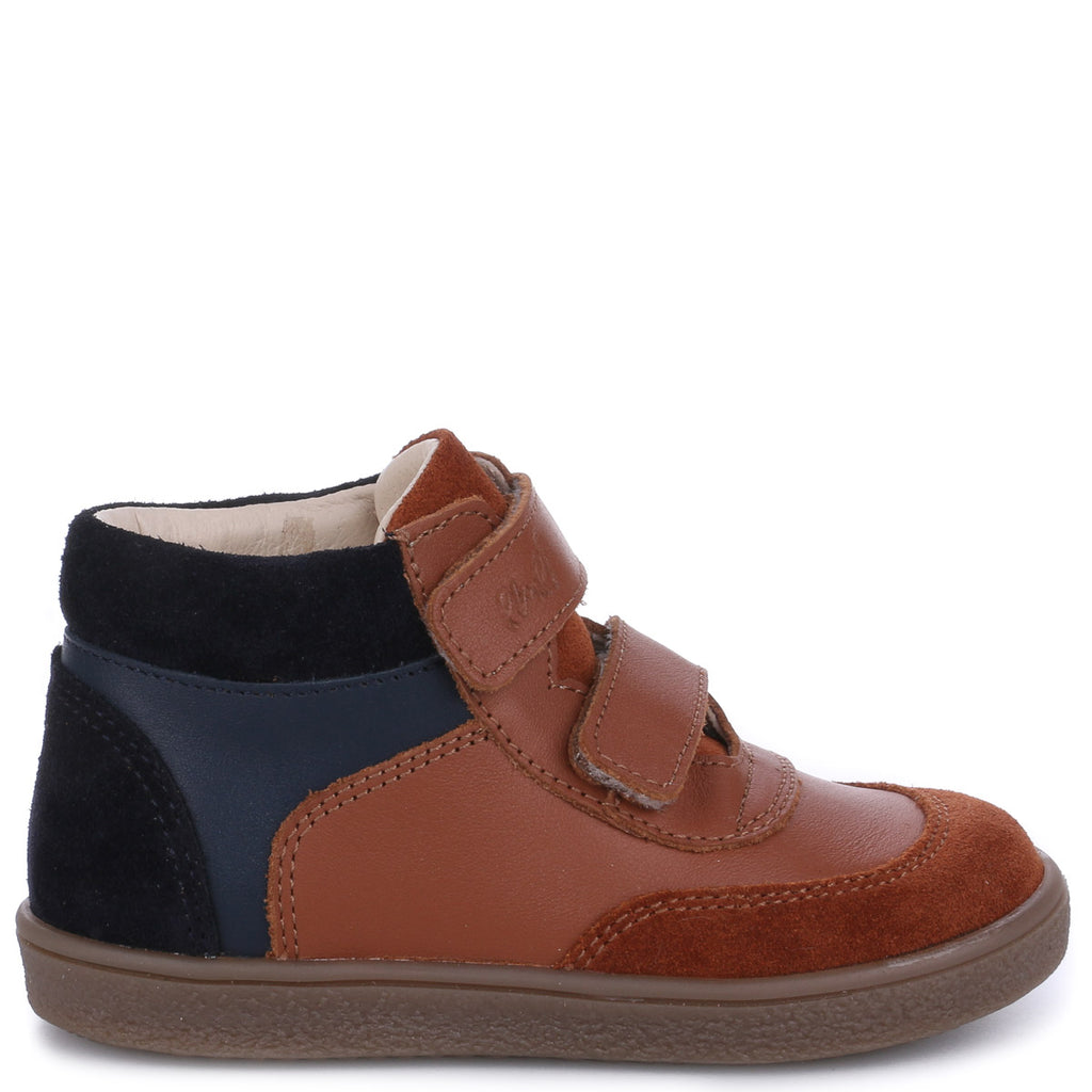 (2754-1) Emel first velcro shoes -Brown - MintMouse (Unicorner Concept Store)