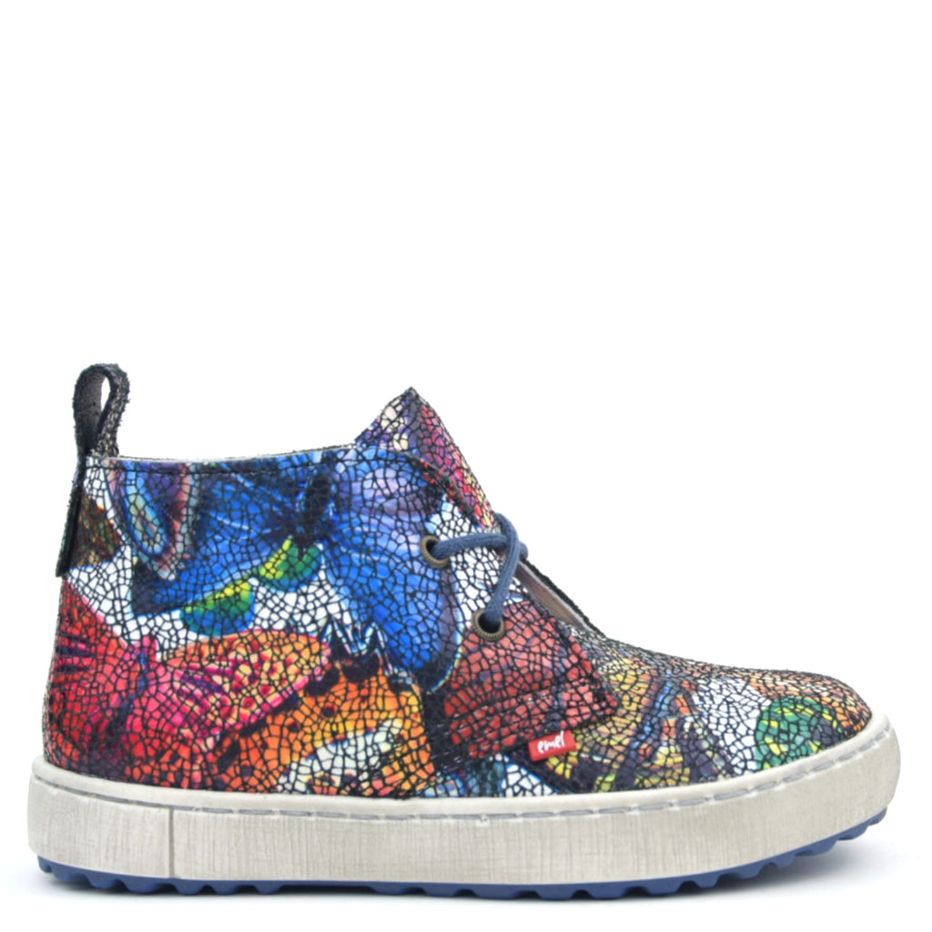 (2485A-1 / 2494A-1) Emel gaudi black print Lace Up Trainers - MintMouse (Unicorner Concept Store)