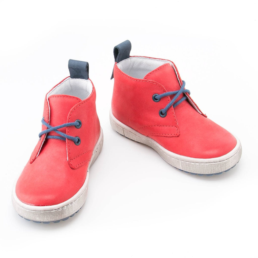 (2150-15/2242-15) Emel red Lace Up Trainers - MintMouse (Unicorner Concept Store)