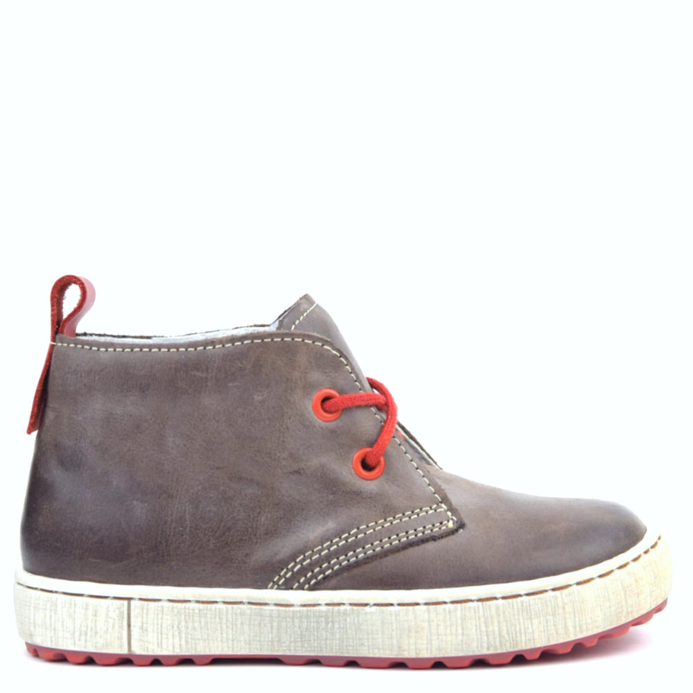 (2150-6 / 2242-6) Emel Dark Brown Lace Up Trainers - MintMouse (Unicorner Concept Store)