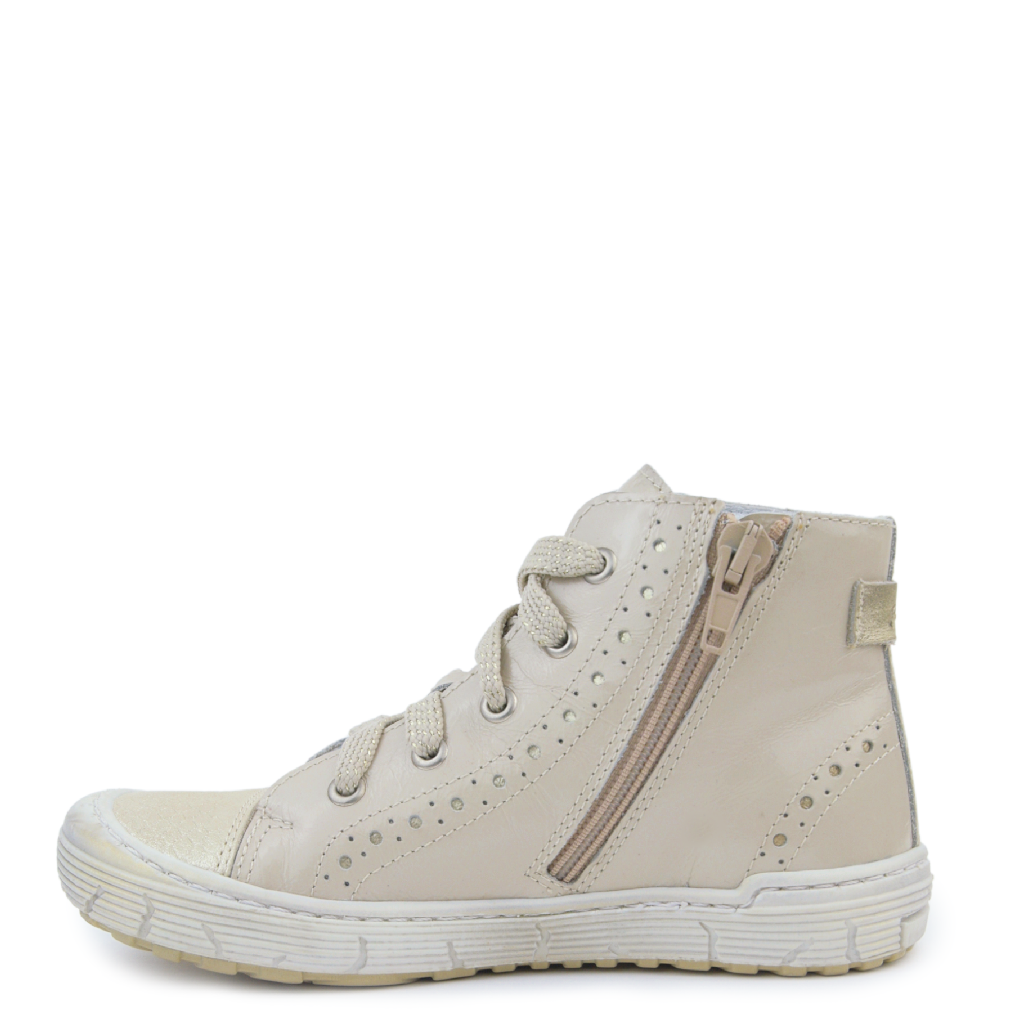 (2148D-3) Emel high sneaker beige gold - MintMouse (Unicorner Concept Store)