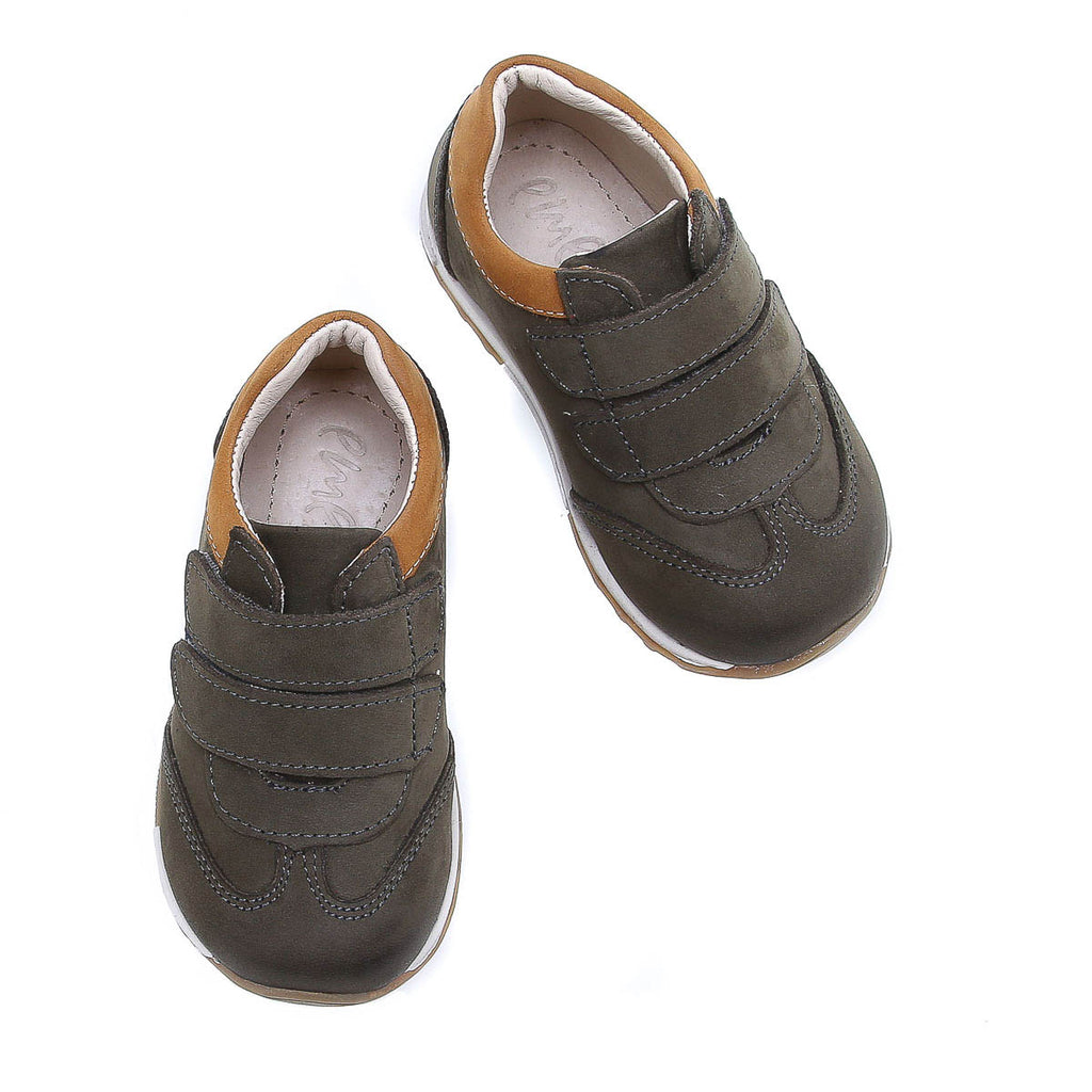 (2333-34) Khaki Velcro Trainers - MintMouse (Unicorner Concept Store)