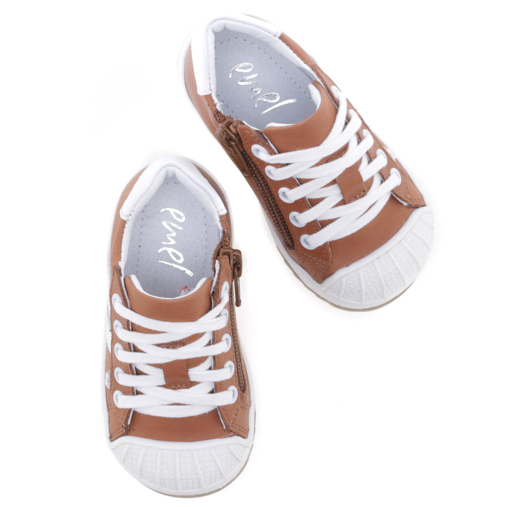 (2627A-25/2628A-25) Emel low trainers with bumper - brown - MintMouse (Unicorner Concept Store)