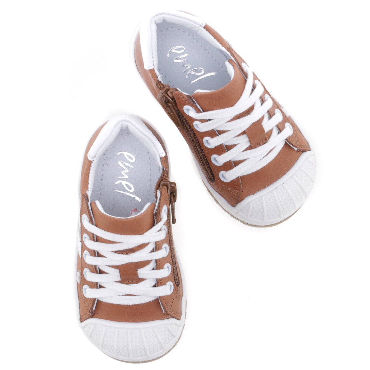 (2627A-25/2628A-25) Emel low trainers with bumper - brown - MintMouse (Unicorner Concept Store)