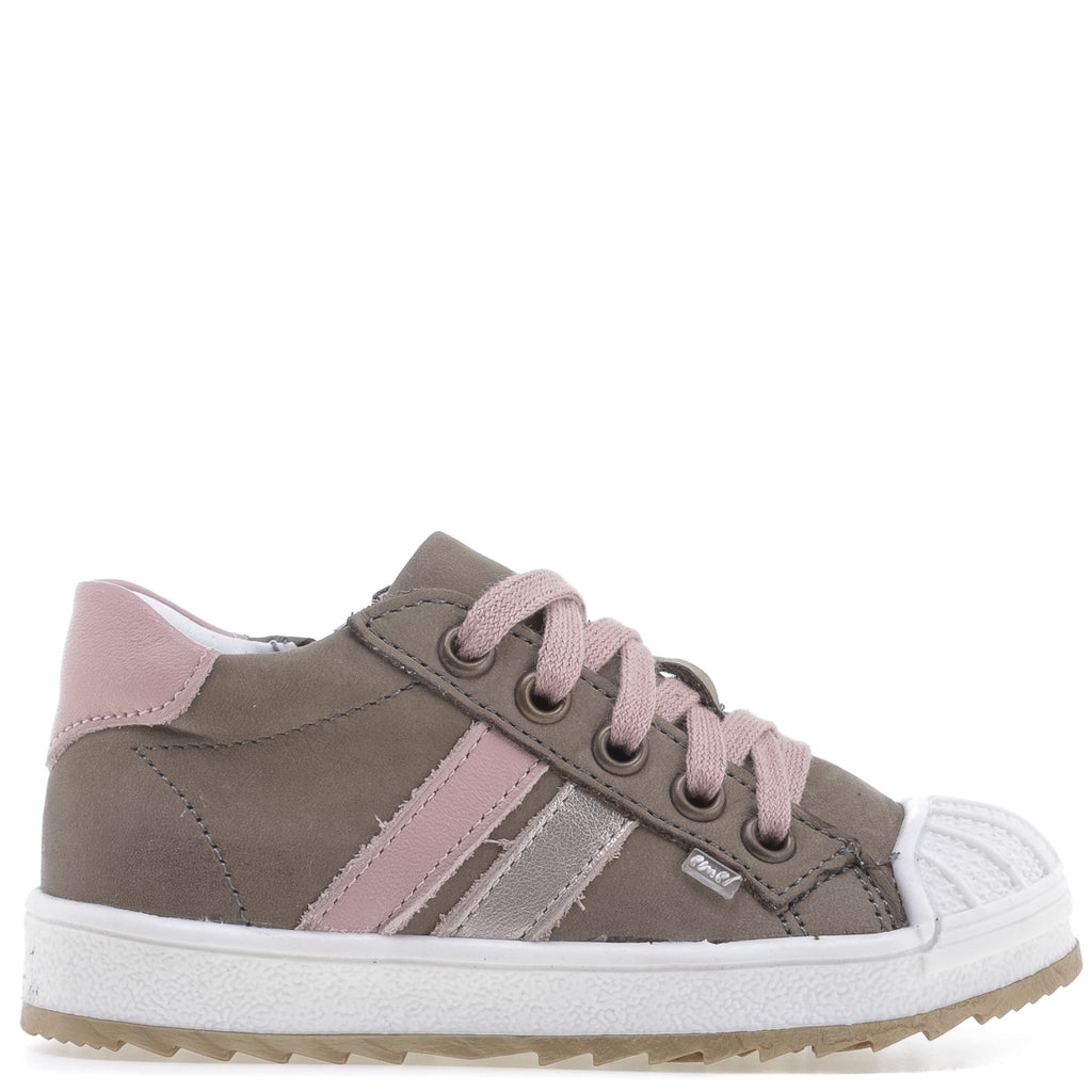 (2627A-27/2628A-27) Low Bumper Trainers khaki with Zipper - MintMouse (Unicorner Concept Store)