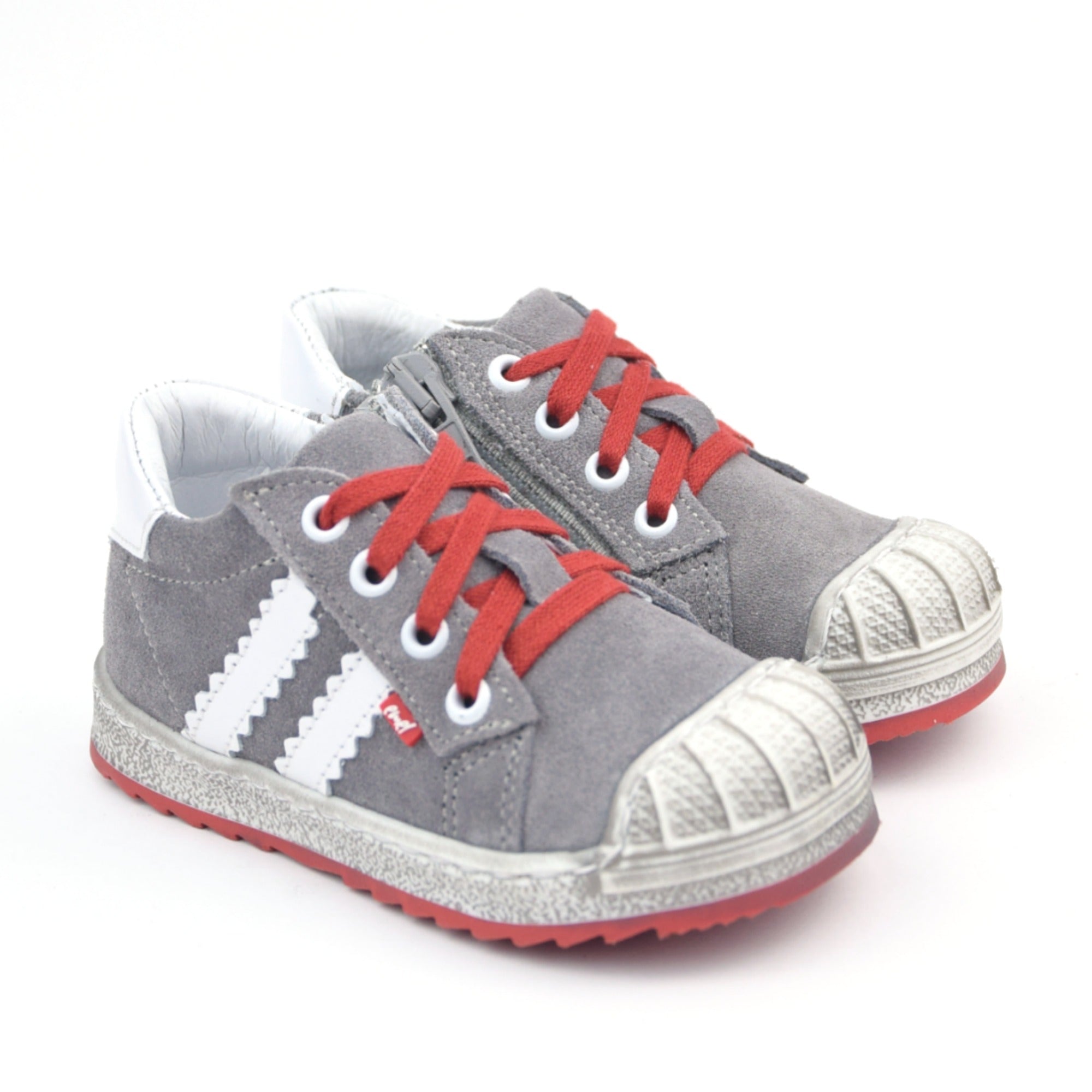 (2627-2) Low Bumper Trainers grey with Zipper - MintMouse (Unicorner Concept Store)