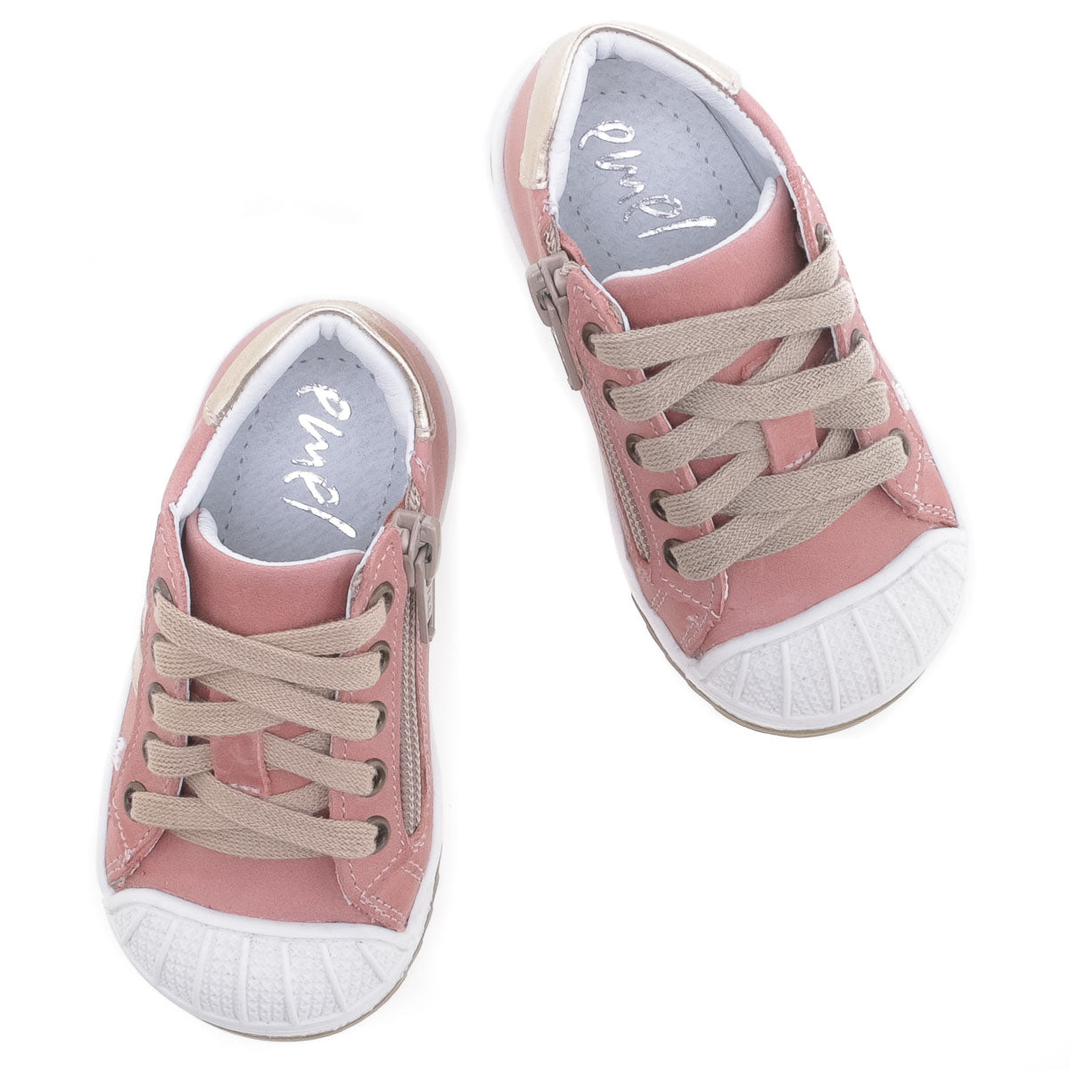 (2627A-23/2628A-23) Low Bumper Trainers coral with Zipper - MintMouse (Unicorner Concept Store)
