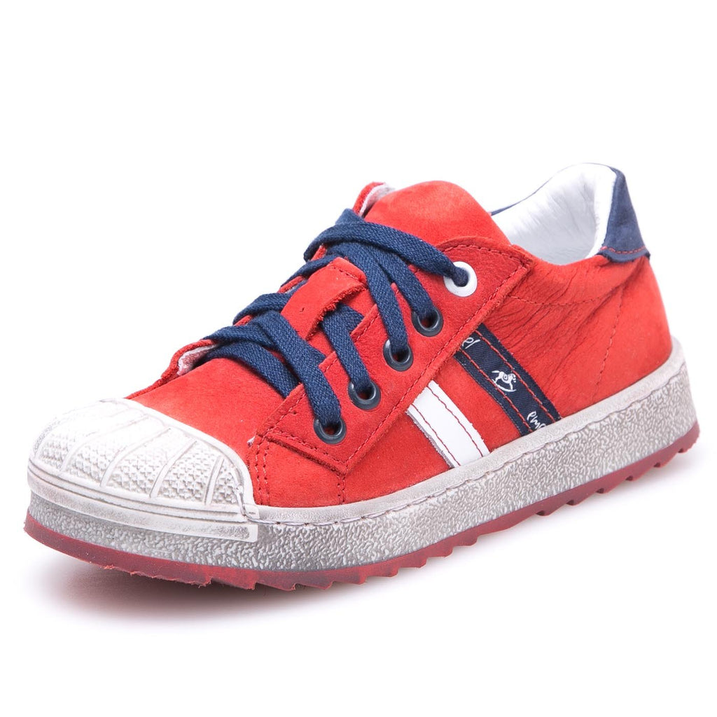 (2627A-15/2628A-15) Low Bumper Trainers red with Zipper - MintMouse (Unicorner Concept Store)