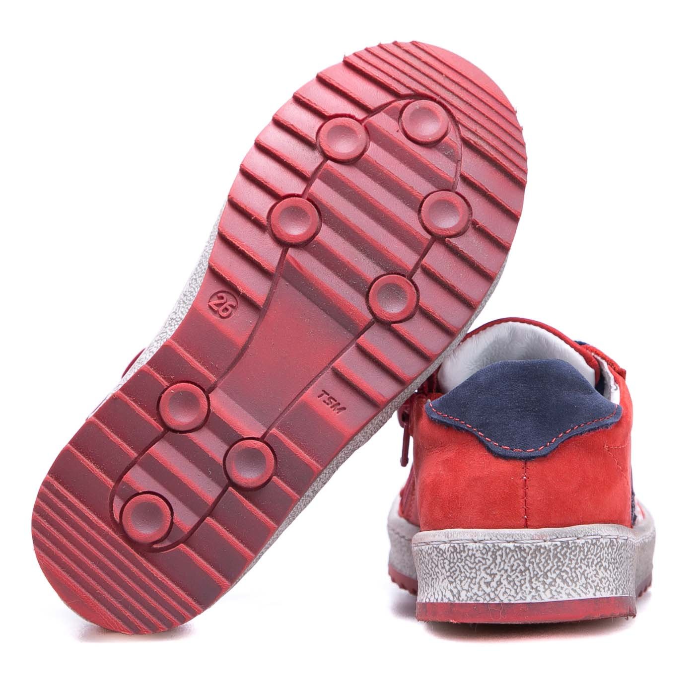 (2627A-15/2628A-15) Low Bumper Trainers red with Zipper - MintMouse (Unicorner Concept Store)