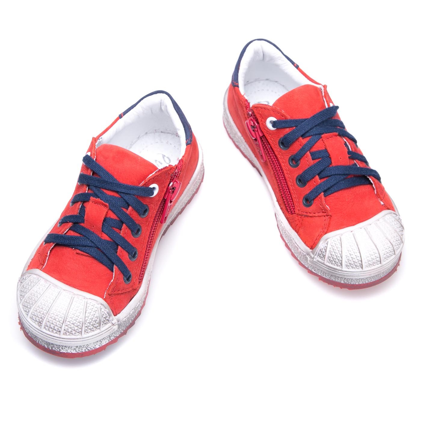 (2627A-15/2628A-15) Low Bumper Trainers red with Zipper - MintMouse (Unicorner Concept Store)