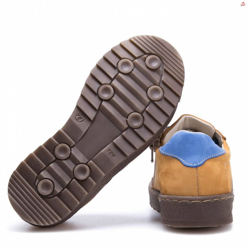 (2627A-17 / 2628A-17) Low Bumper Trainers Mustard Blue with Zipper - MintMouse (Unicorner Concept Store)