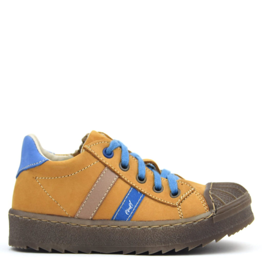 (2627A-17 / 2628A-17) Low Bumper Trainers Mustard Blue with Zipper - MintMouse (Unicorner Concept Store)