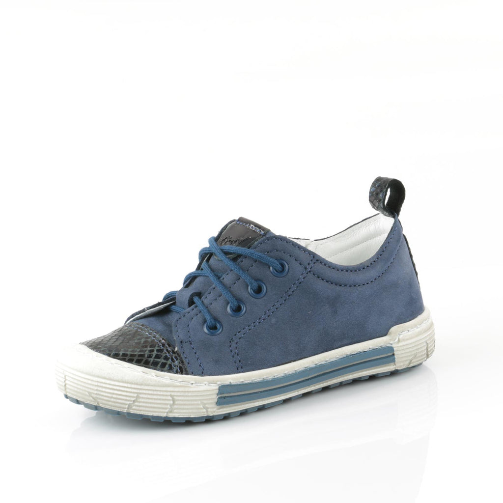 (2592-2) Navy Girl Low Lace Up Trainers - MintMouse (Unicorner Concept Store)