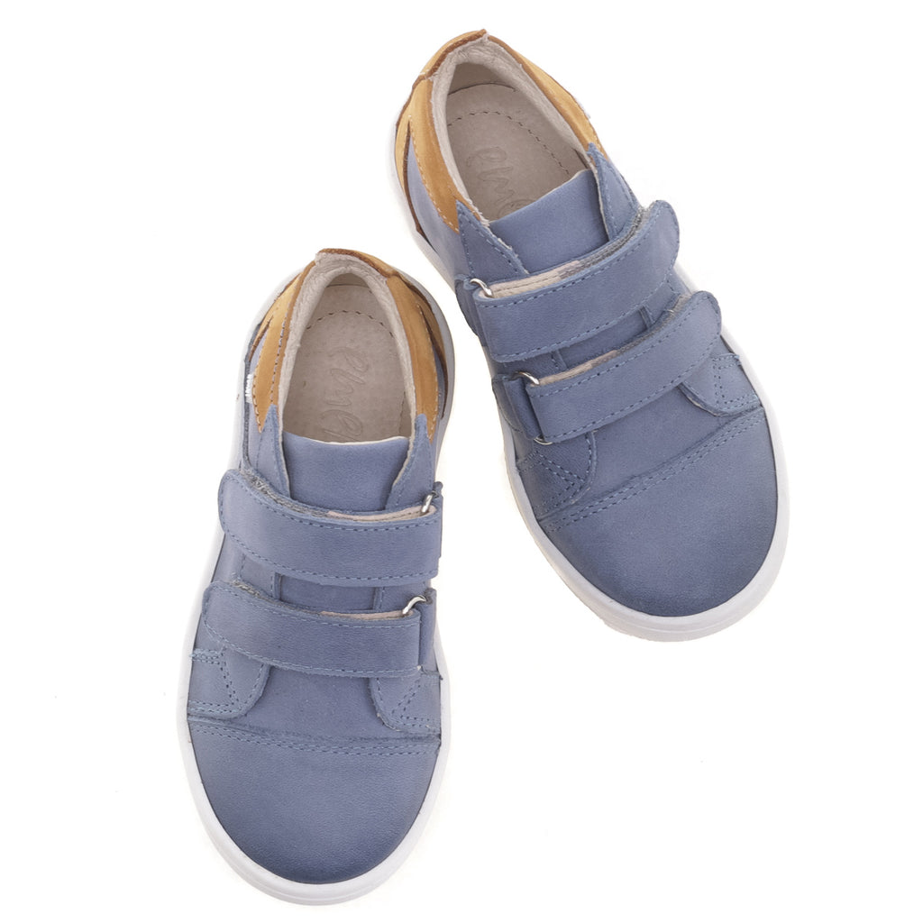 (2634-23) Low Velcro Trainers Blue - MintMouse (Unicorner Concept Store)