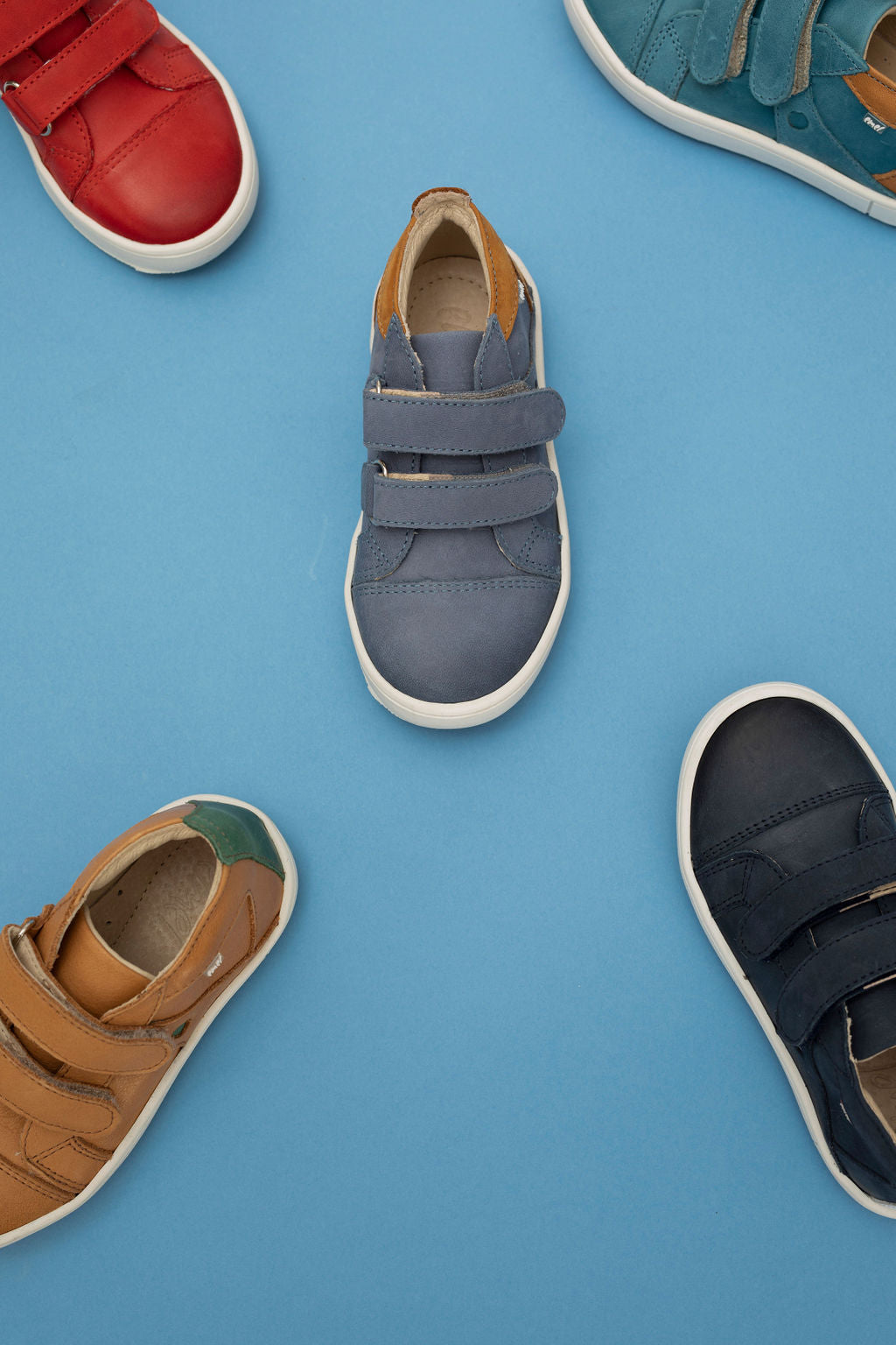 (2634-23) Low Velcro Trainers Blue - MintMouse (Unicorner Concept Store)