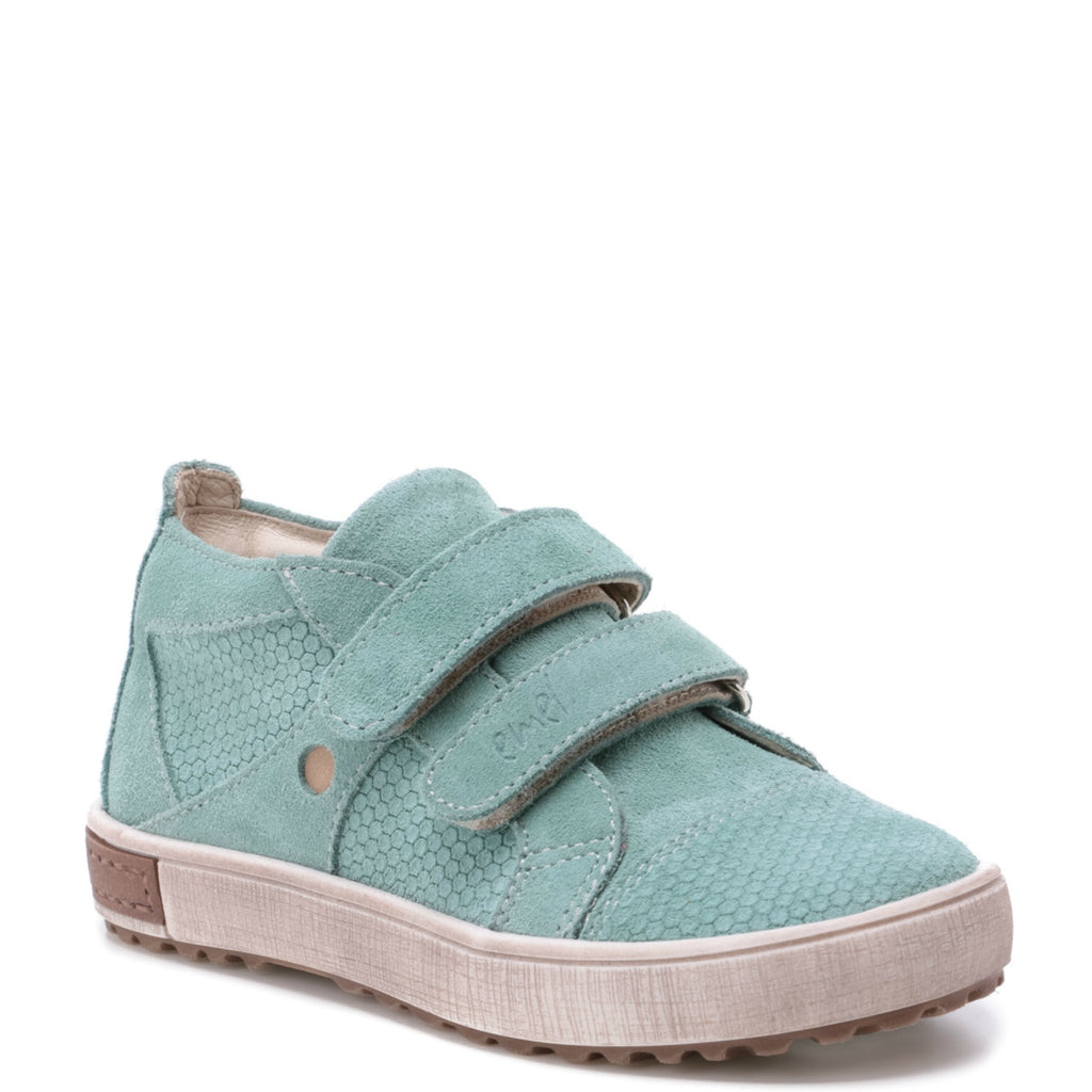 (2634B-5) Turquoise low Velcro Trainers - MintMouse (Unicorner Concept Store)