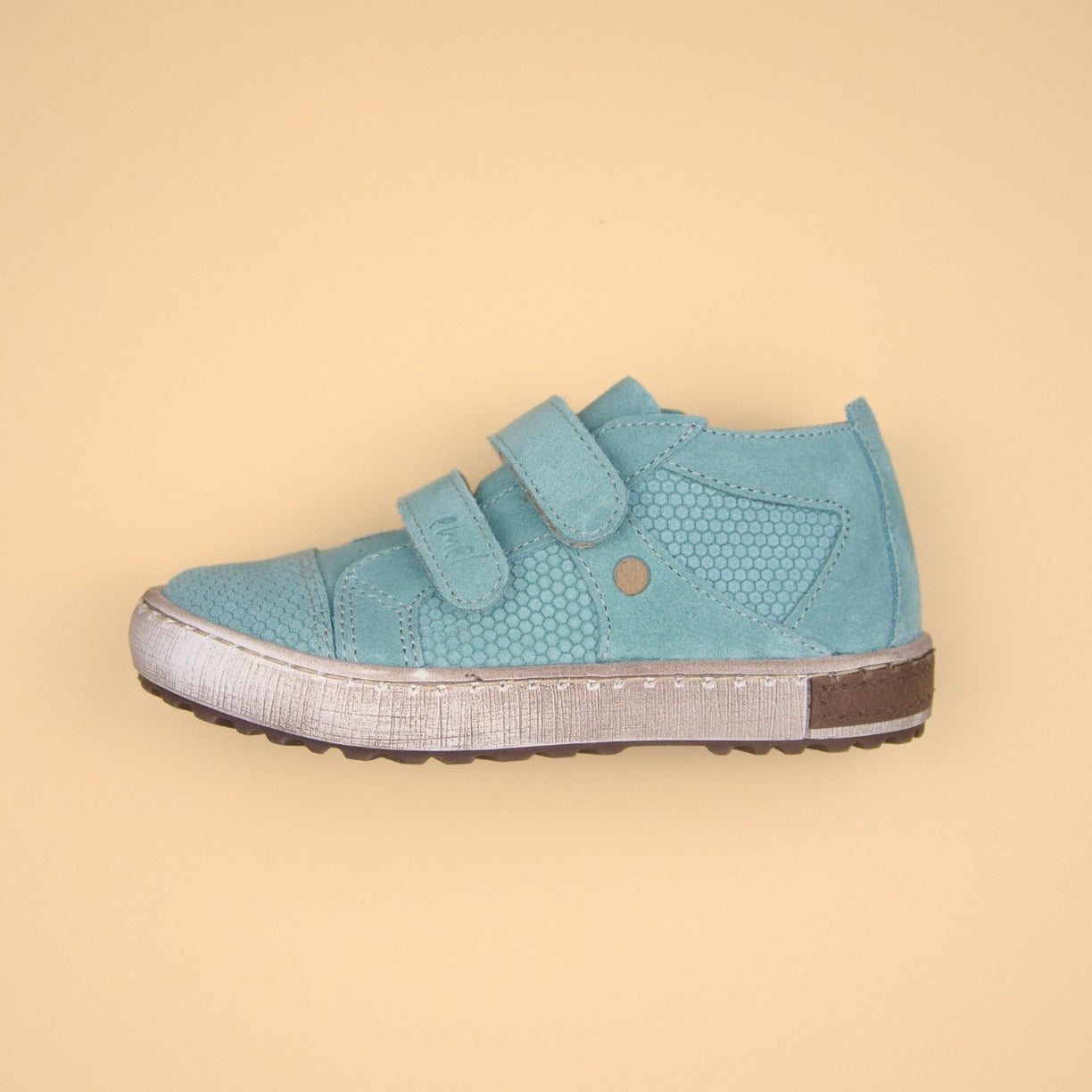 (2634B-5) Turquoise low Velcro Trainers - MintMouse (Unicorner Concept Store)