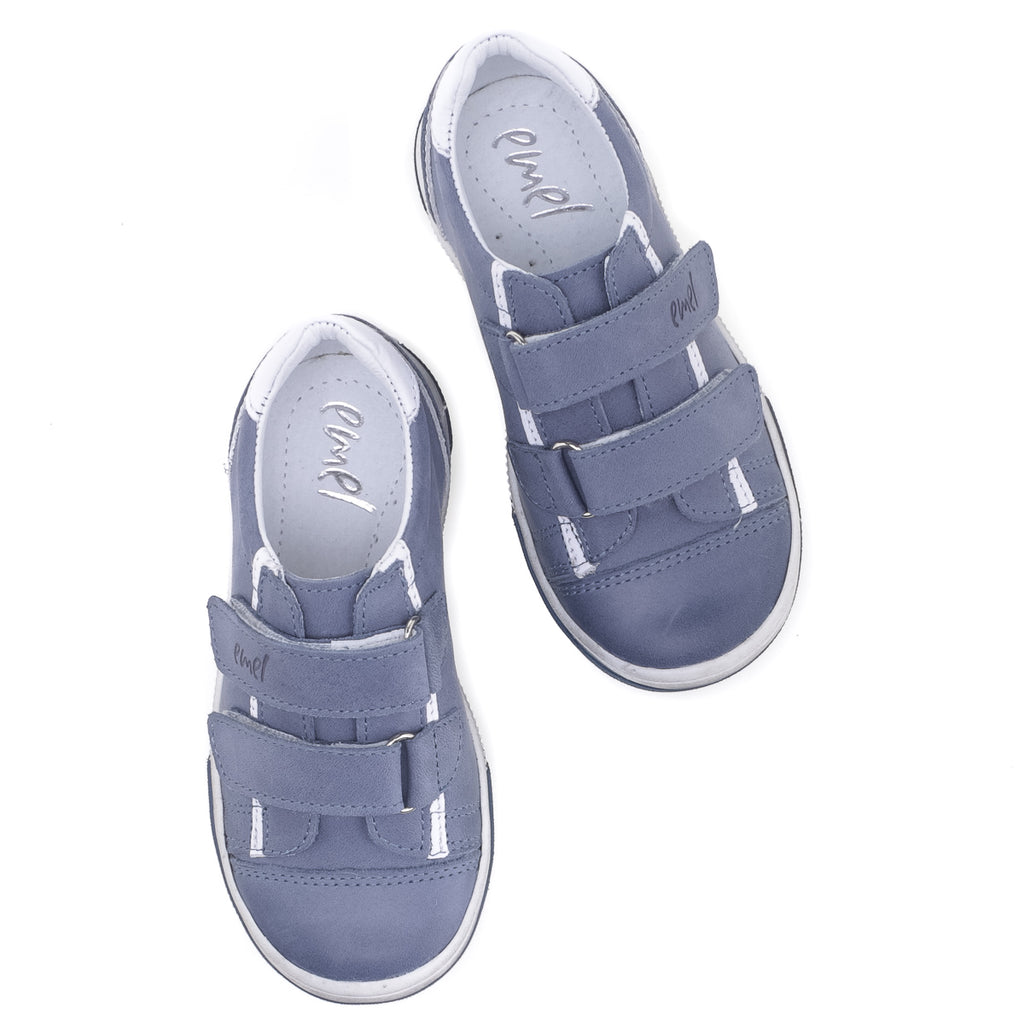 (2066B-1) Low Velcro Trainers Blue - MintMouse (Unicorner Concept Store)